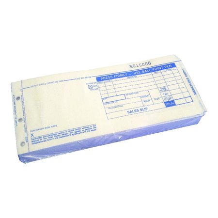 CENTURION Centurion 3-1/4 in. W X 7-7/8 in. L Charge Card Sales Slip , 100PK 93392